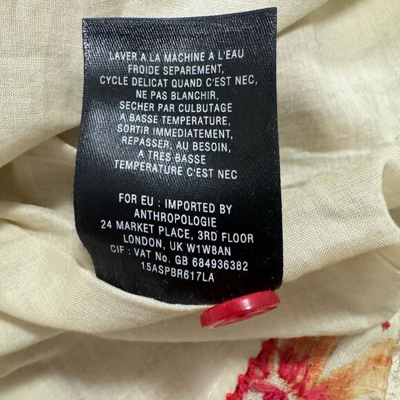 Anthropologie Meadow Rue Floral Skirt- Size 12 - Picture 9 of 10